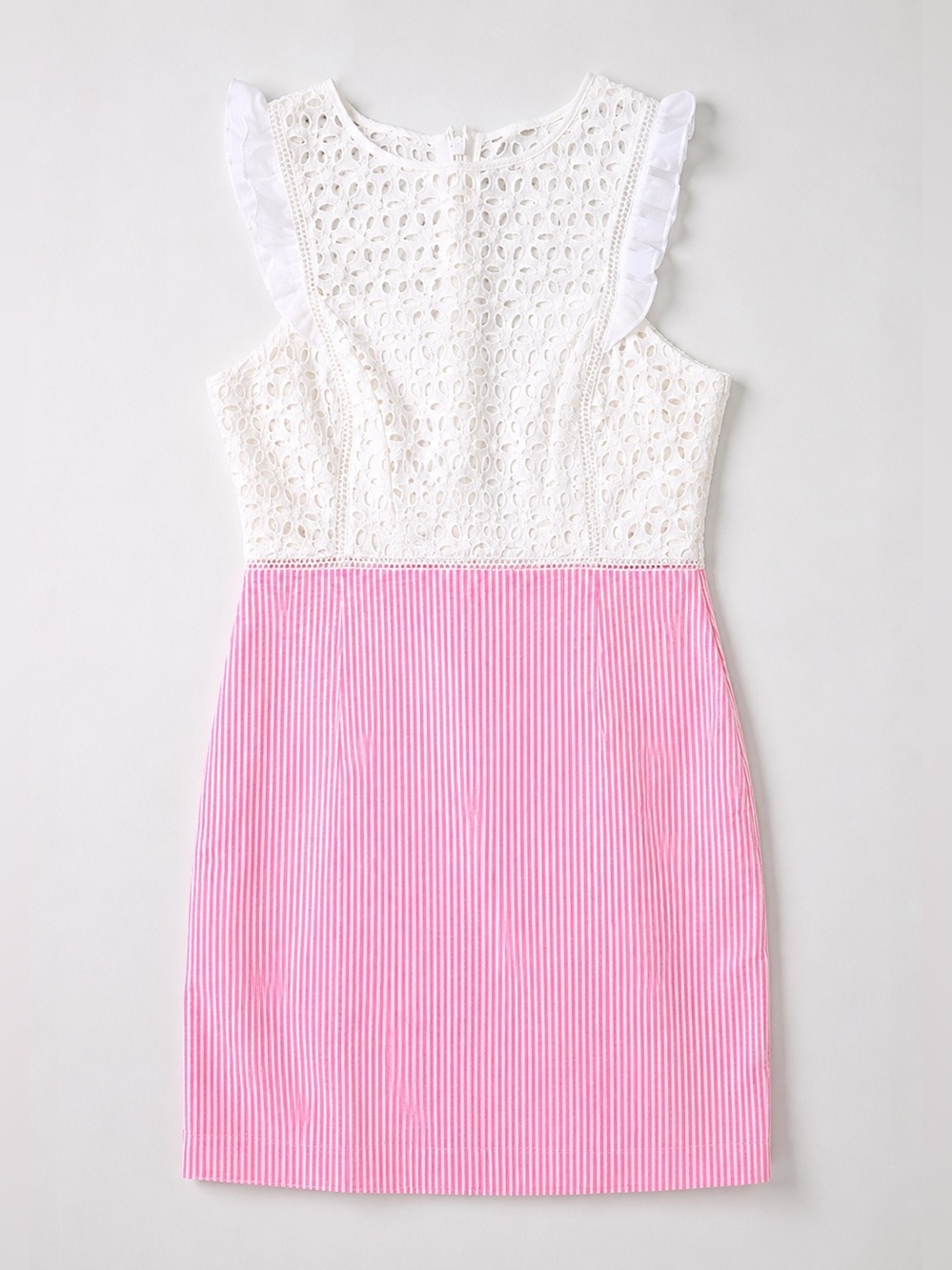 Lilly Pulitzer Maya Shift Dress Pink White Eyelet Size 4 NWT - Picture 3 of 12